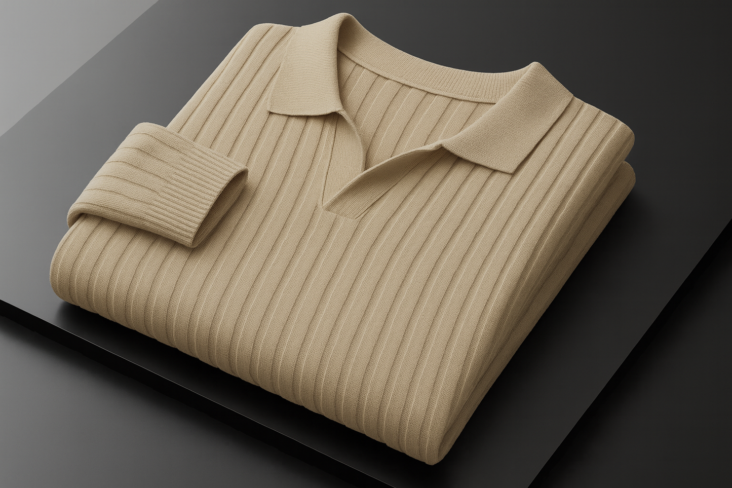 Luca - Men's Slim Fit Striped Polo Short Sleeve Knit