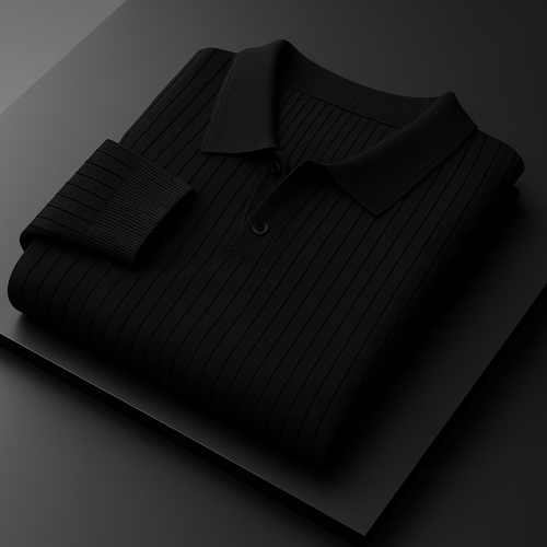 Luca - Men's Slim Fit Striped Polo – Short Sleeve Knit