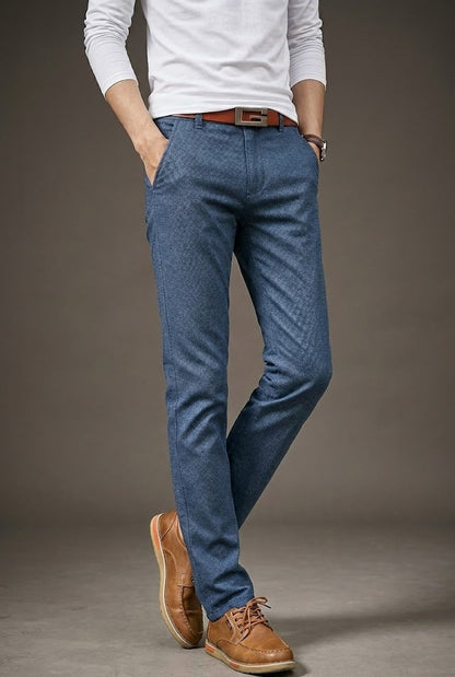 Ciro - Men's Casual Slim Fit Cotton Linen Trousers