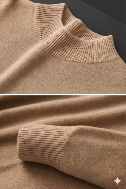 Pietro - Men's Casual Half Turtleneck Cashmere Sweater