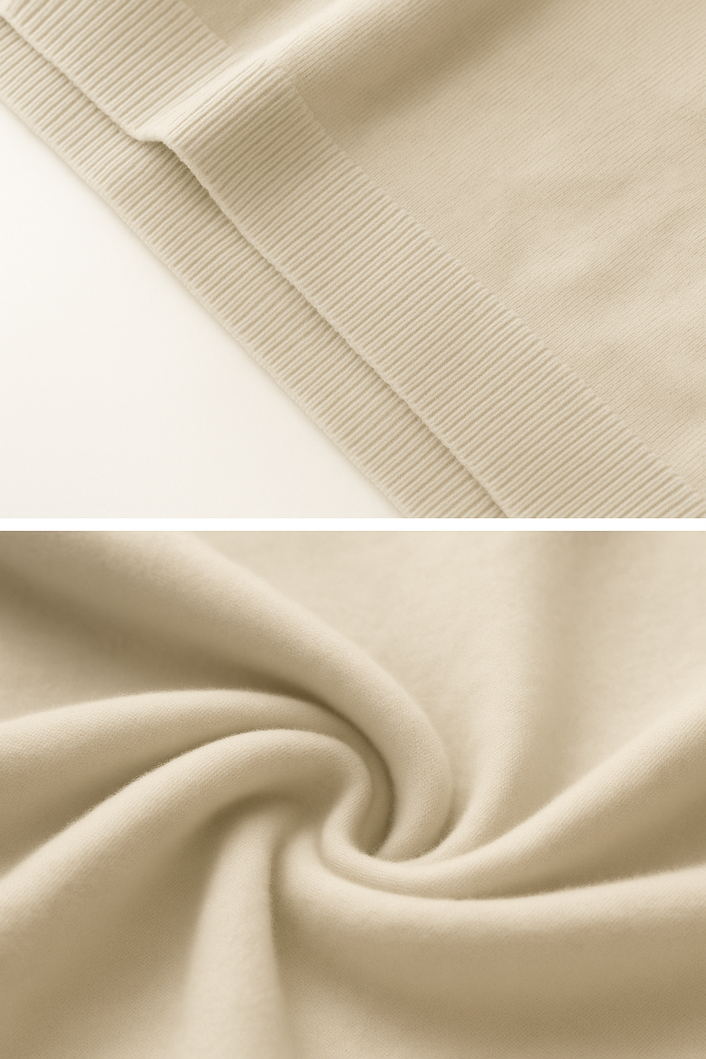 Pietro - Men's Casual Half Turtleneck Cashmere Sweater Beige