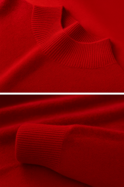 Pietro - Men's Casual Half Turtleneck Cashmere Sweater