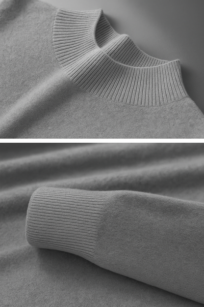 Pietro - Men's Casual Half Turtleneck Cashmere Sweater