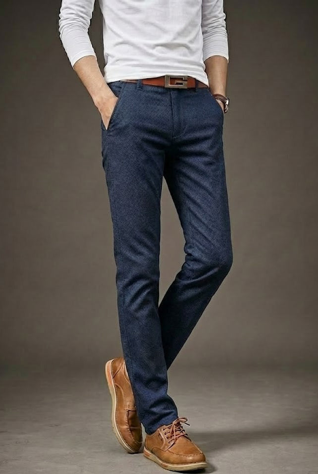 Ciro - Men's Casual Slim Fit Cotton Linen Trousers