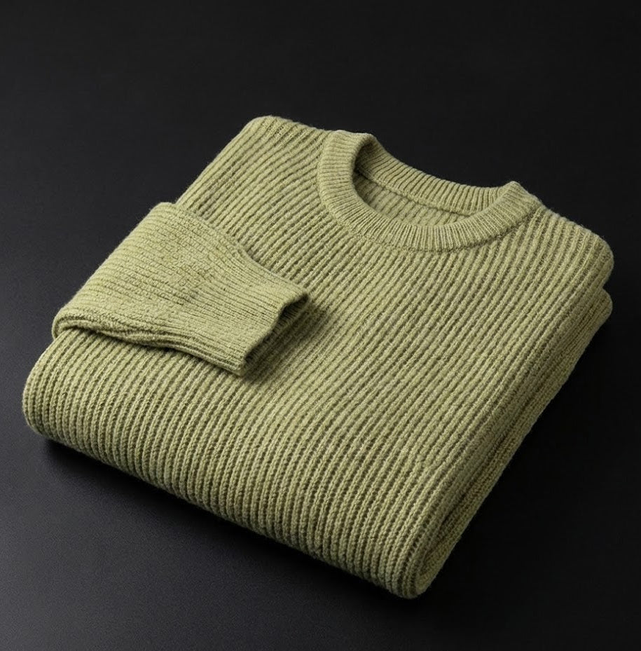 Fredo - Men's Half Turtleneck Knit Sweater