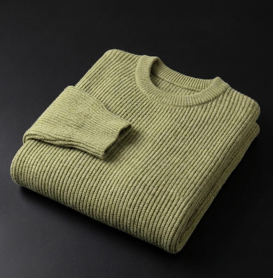 Fredo - Men's Half Turtleneck Knit Sweater