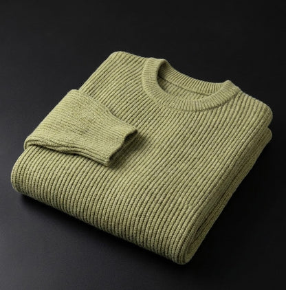 Fredo - Men's Half Turtleneck Knit Sweater