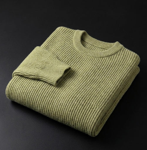 Fredo - Men's Half Turtleneck Knit Sweater