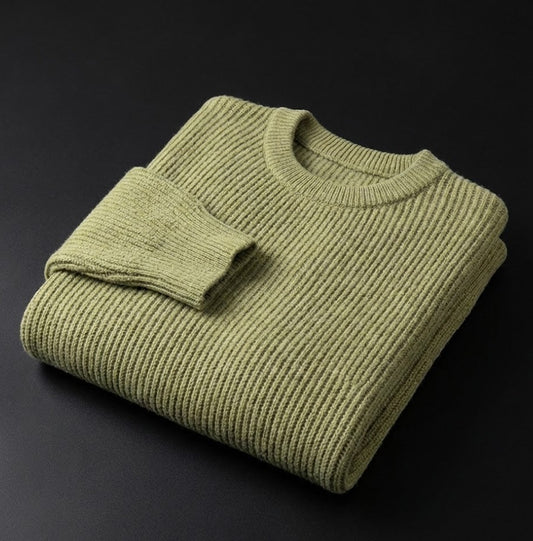 Fredo - Men's Half Turtleneck Knit Sweater