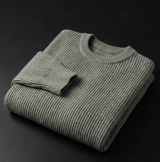 Fredo - Men's Half Turtleneck Knit Sweater