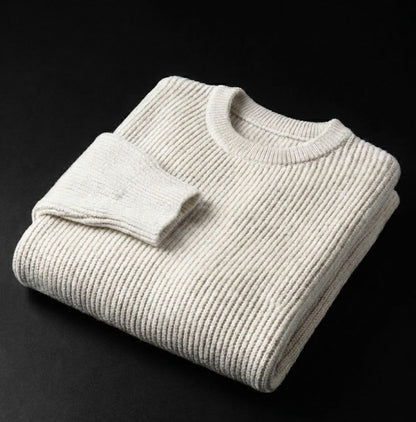 Fredo - Men's Half Turtleneck Knit Sweater
