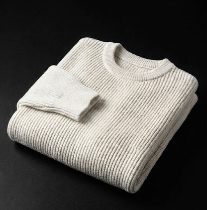 Fredo - Men's Half Turtleneck Knit Sweater