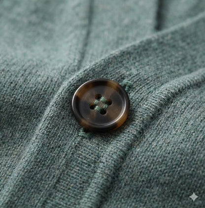 Alberico - Men's Casual V-Neck Wool Cardigan