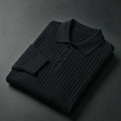 Harry - Men's Slim Fit Long Sleeve Polo