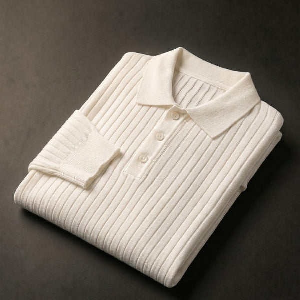 Harry - Men's Slim Fit Long Sleeve Polo