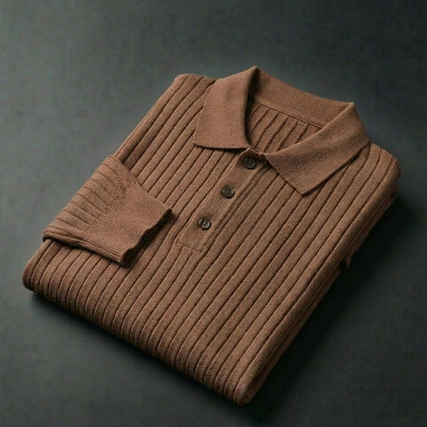 Harry - Men's Slim Fit Long Sleeve Polo