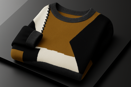 Giovanni - Tumeric Vintage Men's Knitwear Sweater