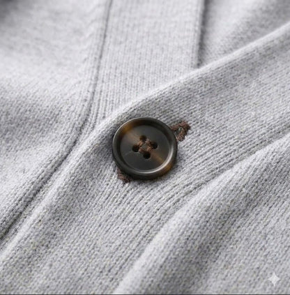 Alberico - Men's Casual V-Neck Wool Cardigan