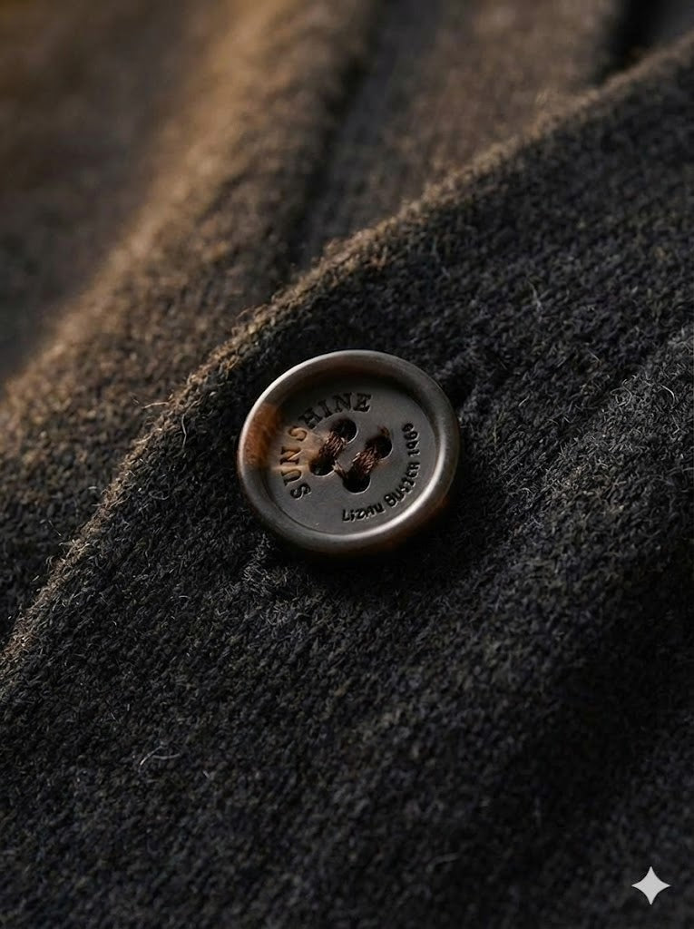 Alberico - Men's Casual V-Neck Wool Cardigan