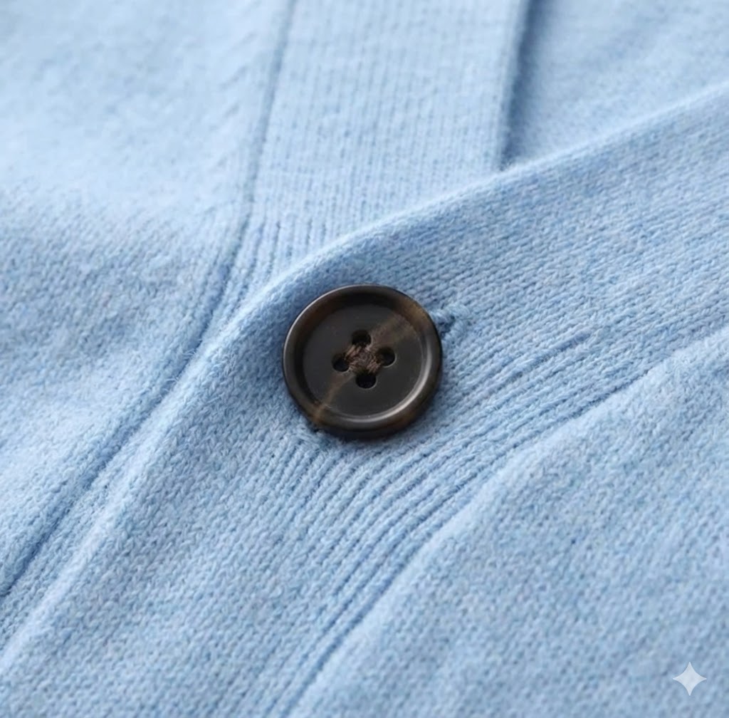 Alberico - Men's Casual V-Neck Wool Cardigan