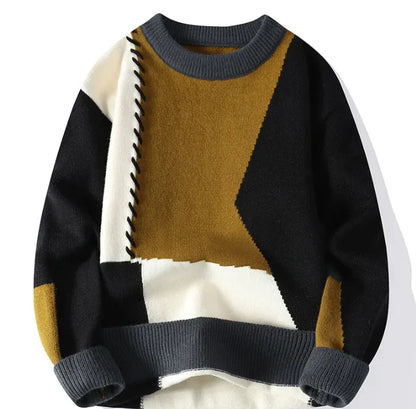 Giovanni - Tumeric Vintage Men's Knitwear Sweater